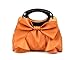 FASH Large Bowknot Ruffle Office Purse Style Satchel