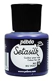 Pebeo Setasilk Silk Painting 45-Milliliter Bottle, Iris Violet