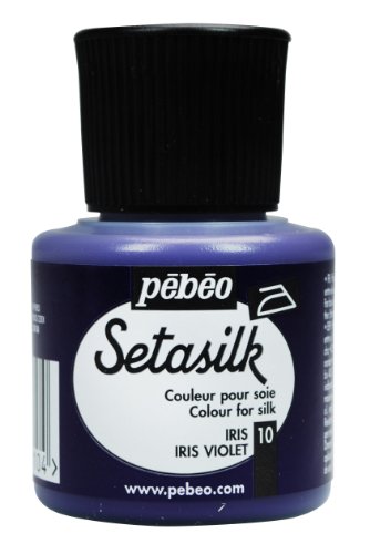 Pebeo Setasilk Silk Painting 45-Milliliter Bottle, Iris Violet