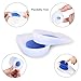 GH7 Gel Heel Cups Heel Cushion Inserts Heel Protector for Plantar Fasciitis & Bone Spur - 1 Pair