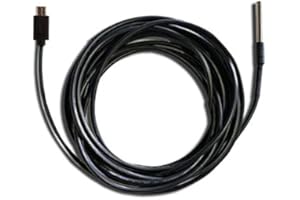 UbiBot DS18B20 Temperature Probe, Waterproof External Probe for Refrigerator,Remote Temperature Monitor for Hot Tub,Swimming Pool,-55 to 125 C,USB Connector (Matches with Ubibot WS1,WS1 Pro only)(3m)