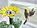 Solar Wholesale 7008 Fluttering Hummingbird w./ Sunflower Solar Garden Yard Stake