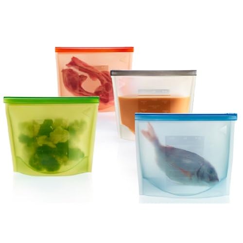 Lekue 1-Liter Fresh Bag, Clear Home & Kitchen, Kitchen & Dining, Storage & Organization, Food Storage, Food Savers & Storage Containers