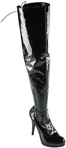 LACK KNEEBOOTS INCIM BLACK by Avanza