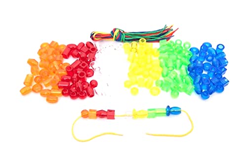 TickiT 9243 Translucent Jumbo Lacing Beads (Pack of 192)