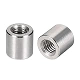 uxcell M6 Round Connector Nuts, 304 Stainless Steel