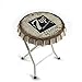 Vintage Parts 323928 Folding 7up Soda Bottle Cap Stool or Side Table