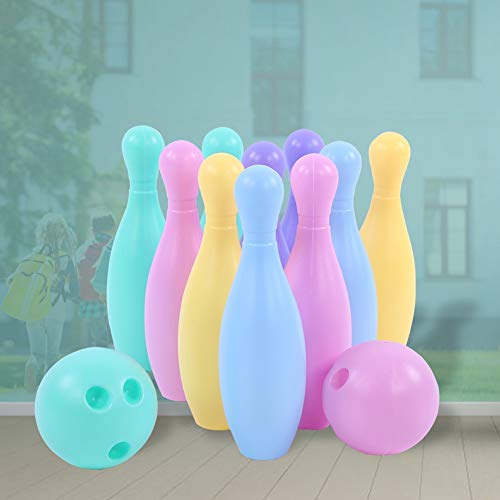 image for Bnineteenteam Kids Bowling Toy Set,Indoor Outdoor Bowling Games ,10 Pi