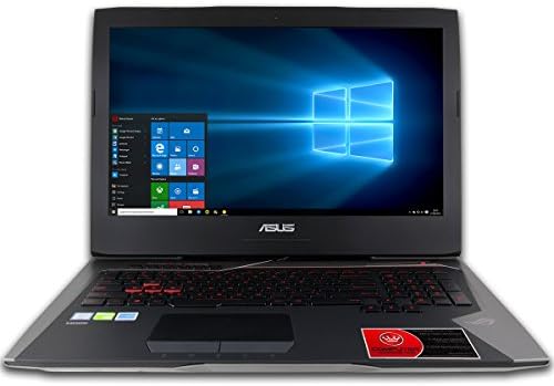 CUK ASUS ROG Laptop for Gamers (Intel Skylake i7-6700HQ, 32GB RAM, 128GB M.2 NVME SSD + 2TB HDD, NVIDIA Geforce GTX 1070 8GB, 17.3" Full HD, Windows 10) - Fast Gaming Notebook Computer