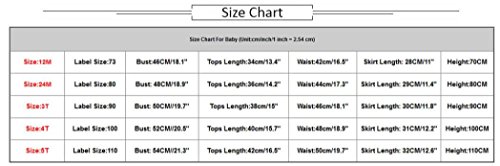 3Pcs Toddler Infant Baby Girls Cute Dot Print Tops T Shirt Strap Skirt Headbands Outfits Set (Yellow, 3T(2-3 Years))