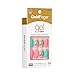 Kiss Gold Finger Gel Glam 24 Nails Long Length Stiletto Style