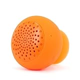 Cooligg Waterproof Mini Bluetooth Ball Speaker Mic/Call W/ Sucker Orange