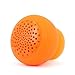 Cooligg Waterproof Mini Bluetooth Ball Speaker Mic/Call W/ Sucker Orange