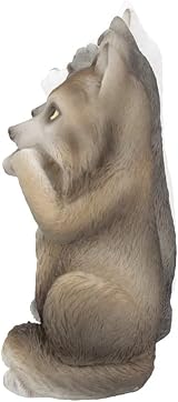 Nemesis Now B4472N9 Three Wise Wolves Resin Figurine 10cm Grey view 2