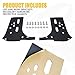 Xprite 50 Inch LED Light Bar Windshield Brackets for 1997-2006 Jeep Wrangler TJ LJ - Mamba Series