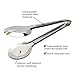 Stainless Steel Baking Rack Cooling Rack - 10 x 15 inches fits Jelly Roll Pan, Half cookie sheet | Heavy duty | Tight wire grid Non Stick Oven Safe Dishwasher Safe FREE Tongs Stainless Steel Bundle