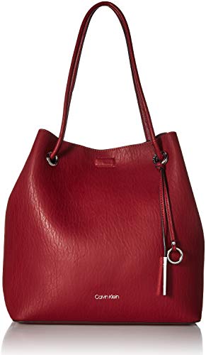 Calvin Klein Gabrianna Bubble Lamb North/South Key Item Tote