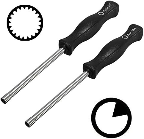 2ct Carburetor Adjustment Tool Carb Adjusting Kit (Full 21 Splined Teeth &amp; Pac Man) Screwdriver # 530035560 #308535003 for Common 2 Cycle Carb Small Engine HUZTL