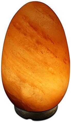 Crystal Allies Gallery: CA SLS-EGG-S Natural Himalayan Egg Salt Lamp w/ Dimmable Switch, 6ft UL-Listed Cord and 15-Watt Light Bulb by Crystal Allies Gallery