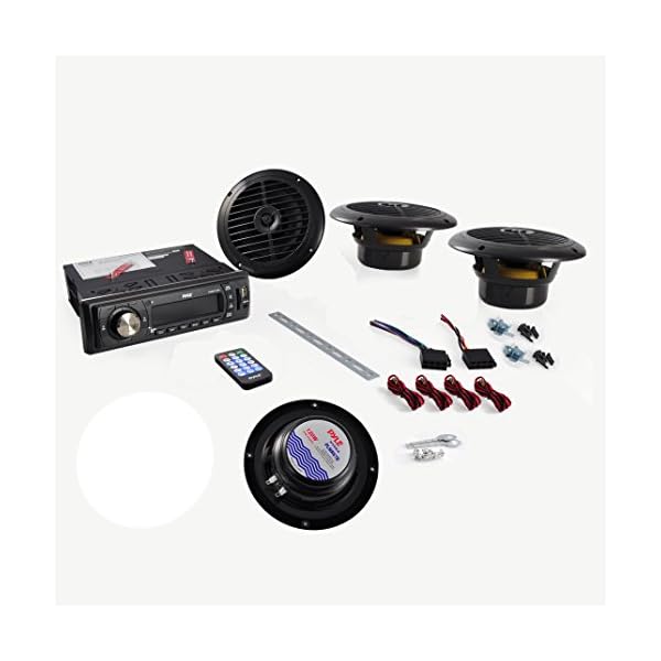 Pyle-In-Dash-Marine-AMFM-PLL-Tuning-Radio-with-USBSDMMC-Reader