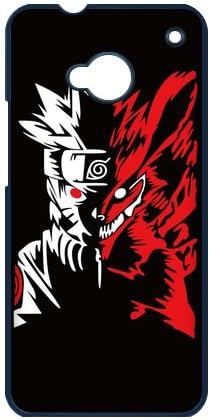 MeowStore Make Japan Cartoon Hokage Ninjia Naruto vs Fox Phone Case For HTC ONE M7 Black