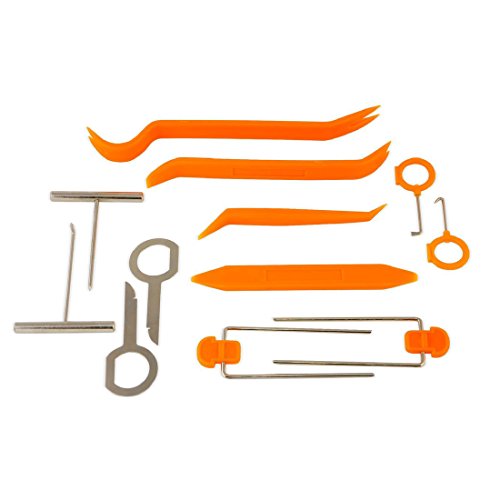 12 Pcs Car Repair Crowbar Auto Trim Removal Tool,Strong Nylon Won't Break Like ABS (Pack of 1)