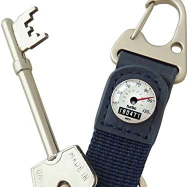 Sport White Personalised Speedometer Keyring