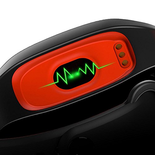L@YC Monitor Blood Pressure Heart Rate Bluetooth Exercise Step Health Bracelet, Yellow