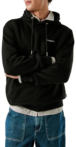Herren Griffin Hoodie Sweatshirt, Black (schwarz), Small