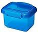 Sistema Lunch Collection Food Storage Containers, Assorted Colors, 13.5 Ounce/1.6 cup each, Set of 3