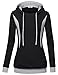 Timeson Women's Long Sleeve Pullover Hooded Sweatshirt with Pockets