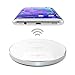 Satechi Qi-Certified Aluminum Wireless Charger - Compatible with iPhone 11 Pro Max/11 Pro/11, XS Max/XS/XR/X, 8 Plus/8 - Adapter Sold Separately (Silver)