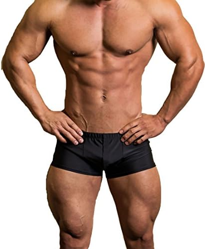 Classic physique Briefs Classic Bodybuilding Suit Competition Suit Posing Suit Trunks (Small)
