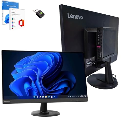 Lenovo Slim Complete Computer 27 Inch i5 8500 16 GB RAM 1 Tera SSD Win 11 Pro Office 2021 Pro 36 Months Warranty -S27