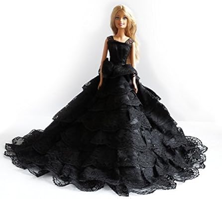 barbie vestido negro