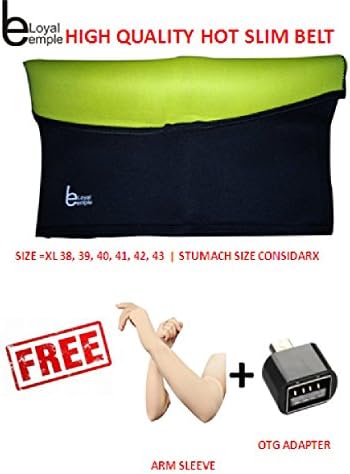 LOYAL EMPLE Unisex Hot Body Shaper with Sun Protected Arm Sleeve and OTG Adapter for Smart Phones.