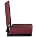 Flash Furniture Grandstand Portable Stadium Seat for Bleachers or Benches, Folding Padded Stadium Chair with Carrying Handle, 500 lb. Weight Capacity, Maroon