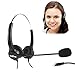 TriPro Binaural 4 Pin RJ9 Telephone Headset for Landline Phones