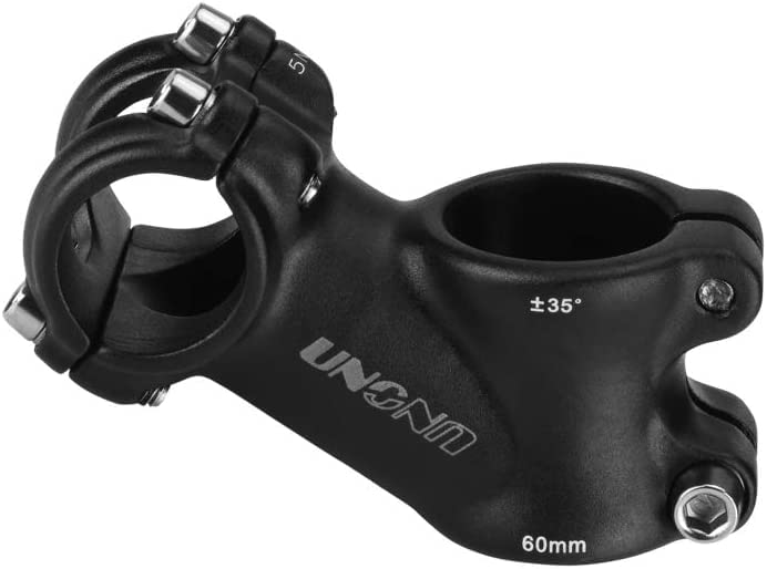 BESNIN Bike Stem mtb Stem 35 Degree Handlebar Stem 25.4mm Mountain Bike Stem 60mm Road Bike Stem for Cycling (35°, 25.4x60mm)