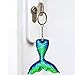 Hicdaw 30PCS Keychain for Mermaid Tail - Party Favors for Mermaid Reversible Sequins Keychain Decoration for Bag Party Favors for Kid Adult