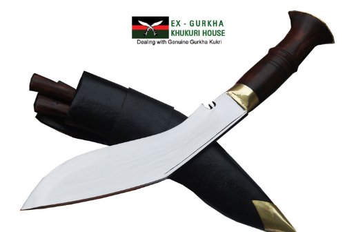 UPC 680596333647, Genuine Gurkha Official Issue Kukri Knife - 9&quot; Blade Nepal Police Service Khukuri or Khukris - Handmade By Ex Gurkha Khukuri House in Nepal