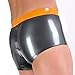 Beautylife88 #0045 Mens Latex Rubber Berif Pants Fetish Underpants for SM/CD XL