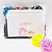 Velvet Scrunchies, CUTEFA 20 Pack Colorful Big Scrunchies for Hair Large Velvet Hair Ties Scrunchy Bobble Hair Bands