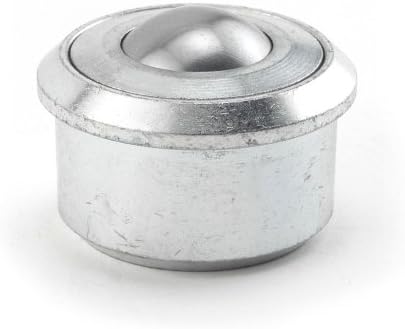 Hudson BearingsHDBTM-1-3/16 Drop-in Heavy Duty Carbon Steel Ball Transfer with Metal Cap, Stainless Steel, 1-3/16" Diameter, 750 lbs Load Capacity (Case of 4)