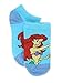 Disney Princess Girls Toddler 6 Pack No Show Socks Set (Small (4-6), Multicolor No Show)