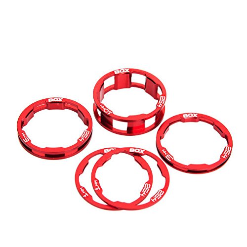BOX COMPONENTS Box Two Stem Spacer 1" 10, 5, 3, 1(2Pcs) Mm Red
