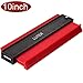 LUTER Plastic Contour Gauge, 10 Inch Profile Gauge Measure Ruler Contour Duplicator for Precise Measurement Tiling Laminate Wood Marking Tool (Red/10 inch)