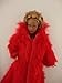 An Amazing Red Floor Length Fur Coat Made for the Barbie Doll Only Coat No Other Clothing