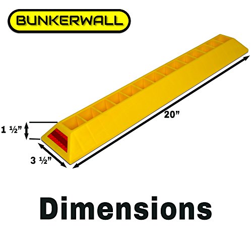 BUNKERWALL Two Pack Car and Truck Parking Aid Provides A Parking Target and Stop Point In Your Garage for Your Vehicle