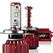 OPT7 FluxBeam Choice LED Headlight Kit w/Clear Arc-Beam Bulbs - H4 (9003) - 130w 10,000Lm 6K Cool White CREE